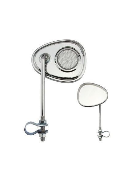 V Mirror Chrome Clear Reflectors.